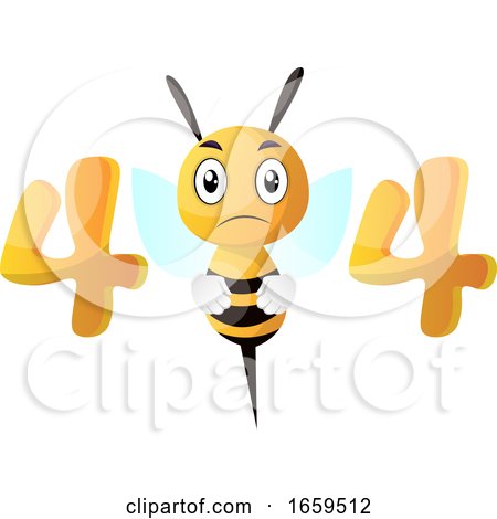 Yellow Sad Bee by Morphart Creations