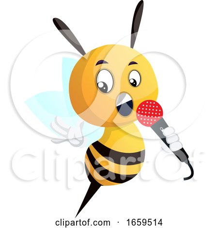 Bee Singing by Morphart Creations