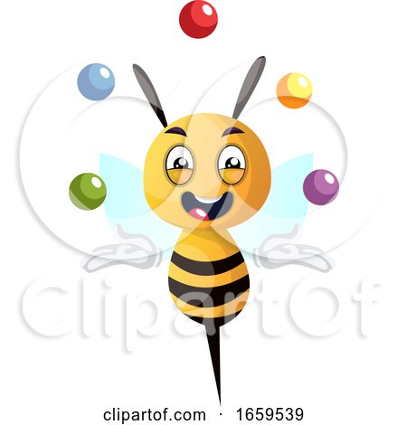 Bee Juggling by Morphart Creations