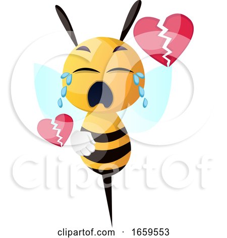 Broken Hearted Bee by Morphart Creations