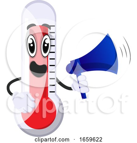 Thermometer with Megaphone by Morphart Creations