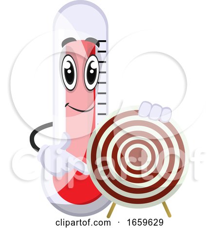Thermometer with Target by Morphart Creations
