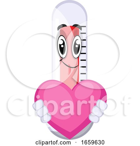 Thermometer with Big Heart by Morphart Creations