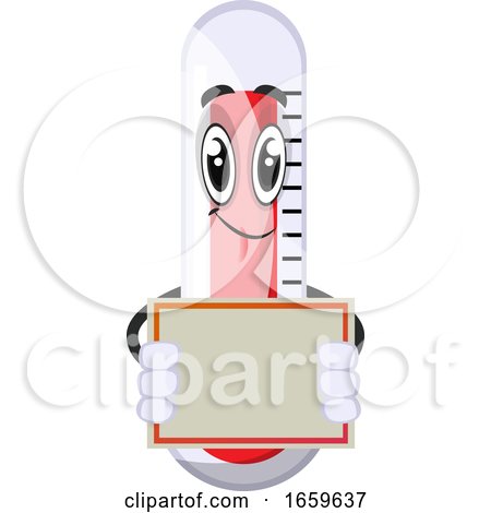 Thermometer with Blank Plate by Morphart Creations