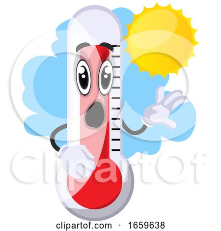 Thermometer with Sun by Morphart Creations