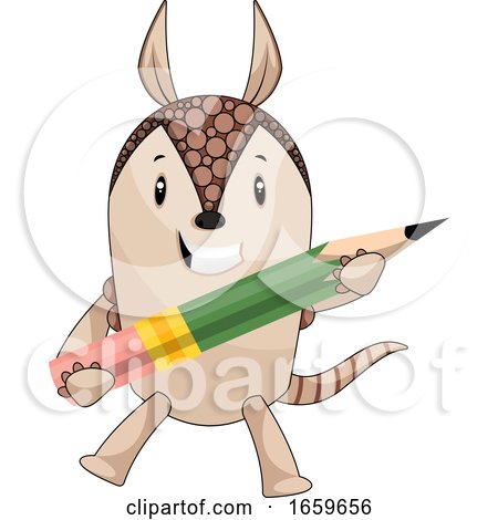 Armadillo with Pen by Morphart Creations