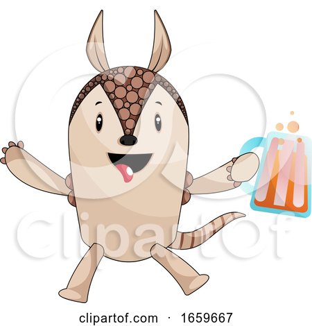Armadillo with Beer by Morphart Creations