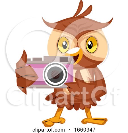 Owl with Camera by Morphart Creations