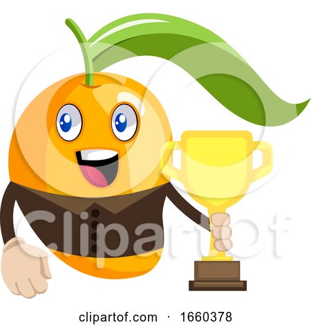 Mango Holding Trophy by Morphart Creations