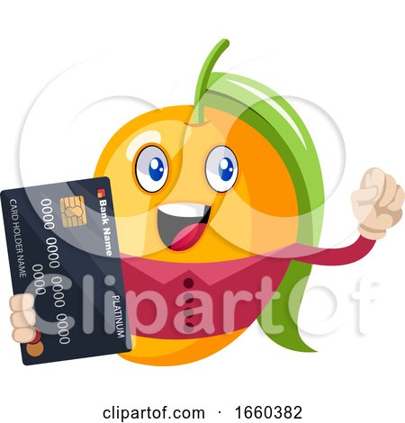 Mango with Credit Card by Morphart Creations