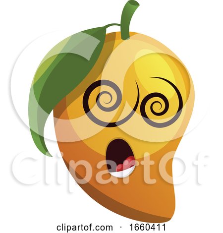 Mango Face Feeling Dizzy Illustration by Morphart Creations