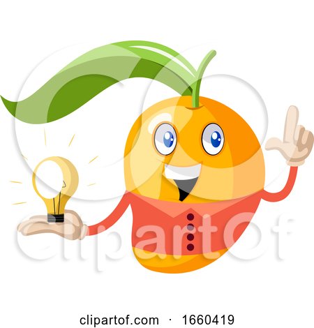 Mango with Light Bulb by Morphart Creations