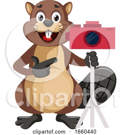 Beaver with Camera by Morphart Creations