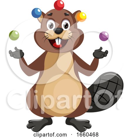 Beaver Juggling by Morphart Creations