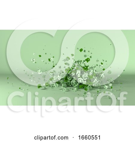 Geometric Shape Fountain Background by KJ Pargeter