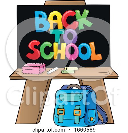 Back to School Blackboard by visekart