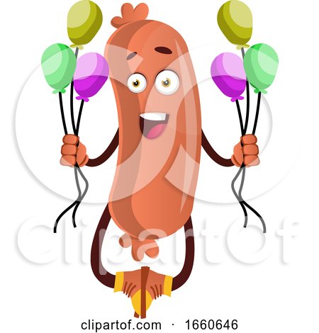 Sausage with Balloons by Morphart Creations