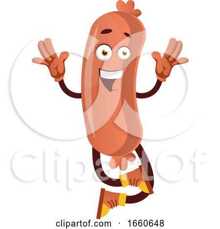 Happy Sausage by Morphart Creations