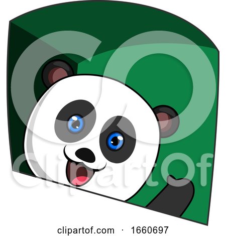 Waving Panda by Morphart Creations