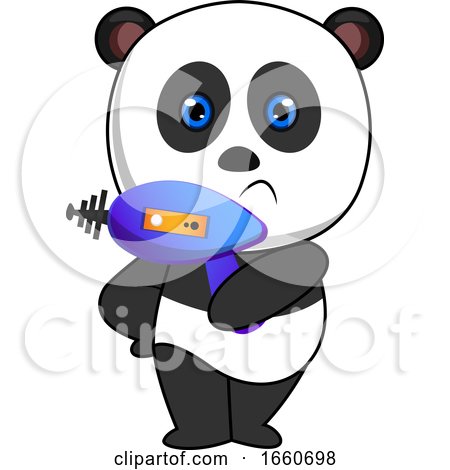 Panda with Laser Gun by Morphart Creations