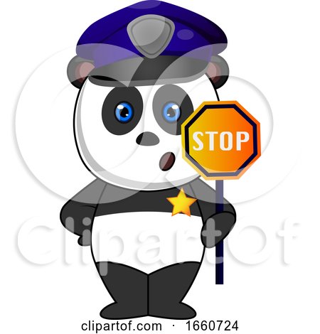 Police Panda by Morphart Creations