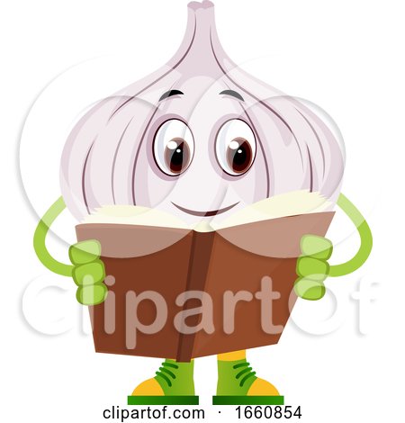 Garlic Reading Book by Morphart Creations