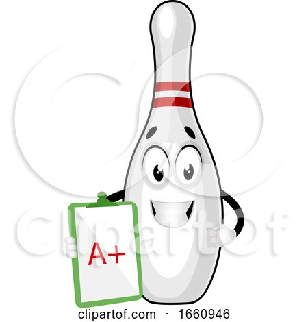 Bowling Pin with Good Grade by Morphart Creations