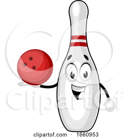Bowling Pin with Bowling Ball by Morphart Creations