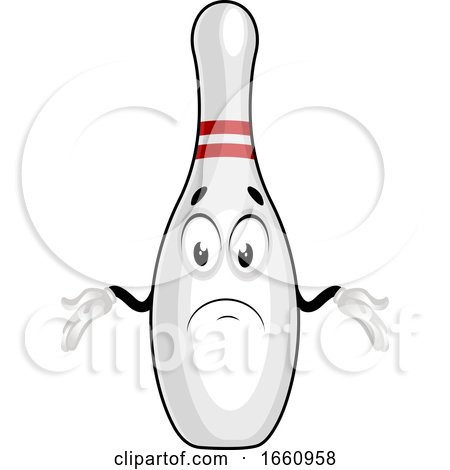 Confused Bowling Pin by Morphart Creations