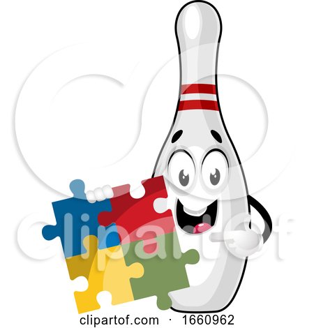 Bowling Pin with Puzzle by Morphart Creations