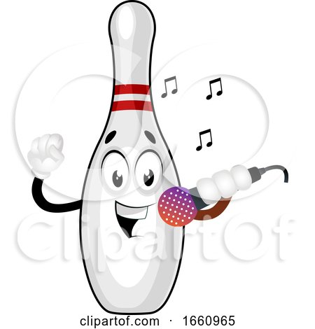 Bowling Pin with Microphone by Morphart Creations