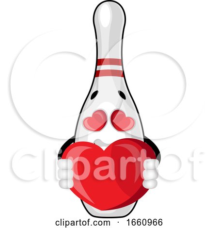 Bowling Pin in Love by Morphart Creations