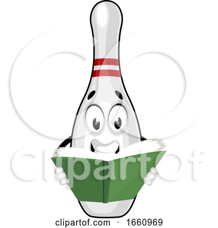 Bowling Pin Reading Book by Morphart Creations