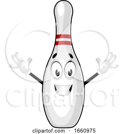 Bowling Pin Feeling Happy by Morphart Creations
