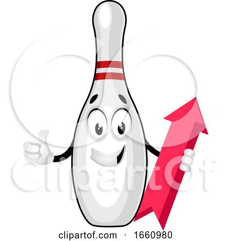 Bowling Pin with Arrow by Morphart Creations