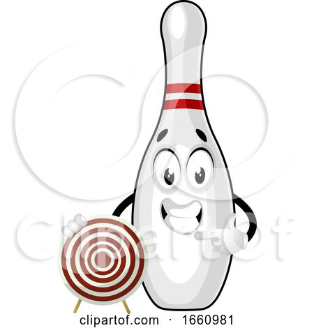 Bowling Pin with Target by Morphart Creations