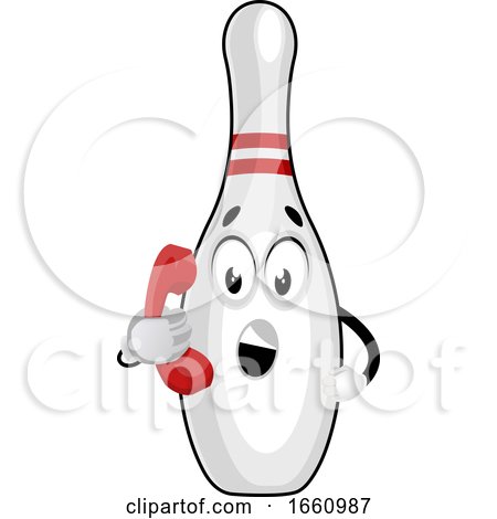 Bowling Pin on Telephone by Morphart Creations