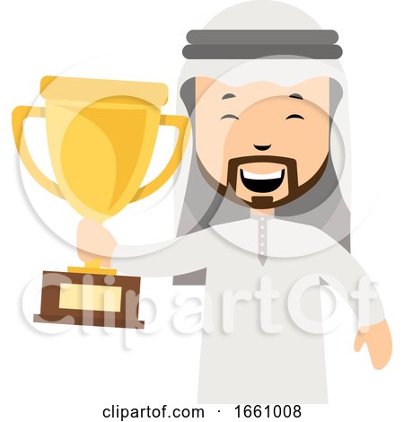 Arab with Trophy by Morphart Creations