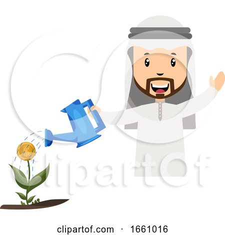 Arab Watering Flower by Morphart Creations