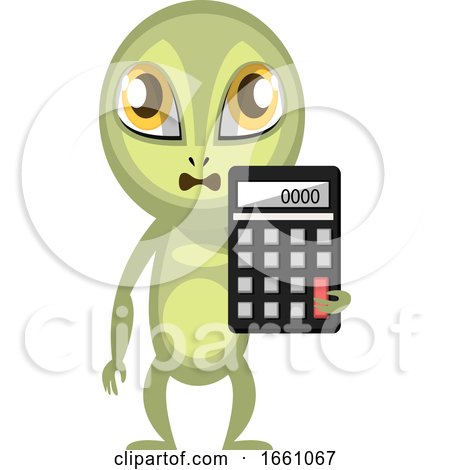 Alien Holding Calculator by Morphart Creations