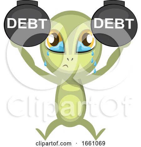Alien in Debt by Morphart Creations