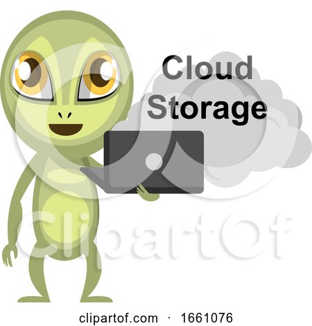 Alien Use Cloud Storage by Morphart Creations