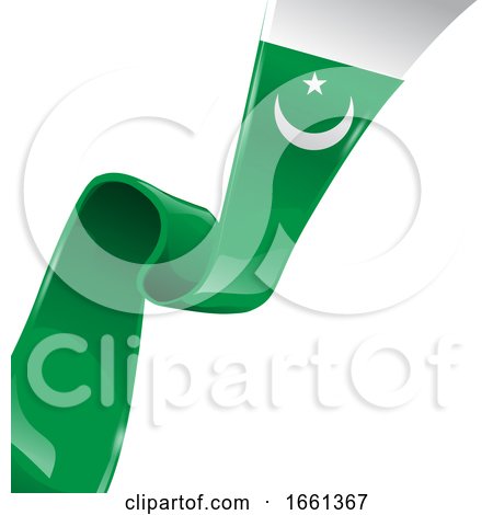 Pakistan Flag Background by Domenico Condello
