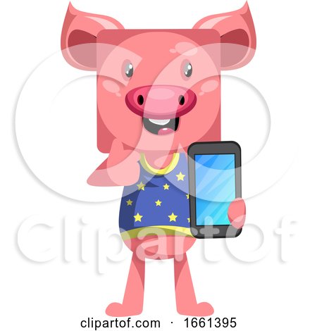 Piggy with Selfphone by Morphart Creations