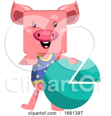 Pig with Analytic Sign by Morphart Creations