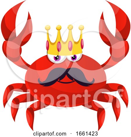 Crab with Crown by Morphart Creations
