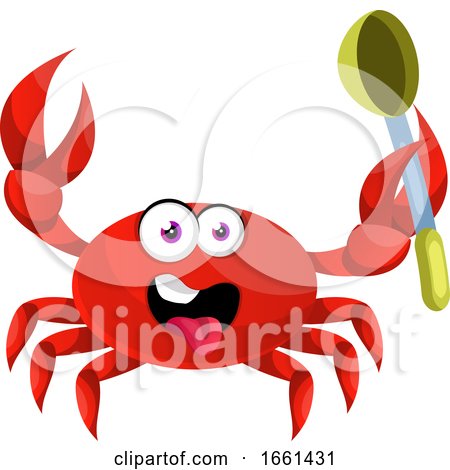Crab with Spoon by Morphart Creations