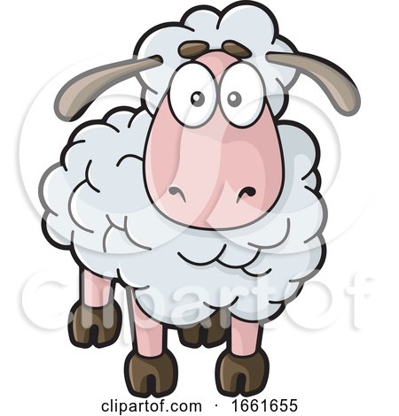 Cartoon Sheep by Any Vector