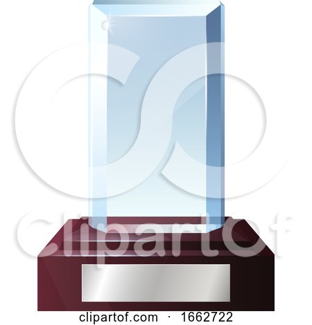 Glass Trophy by Vector Tradition SM