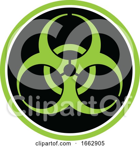 Biohazard Symbol ICON by patrimonio